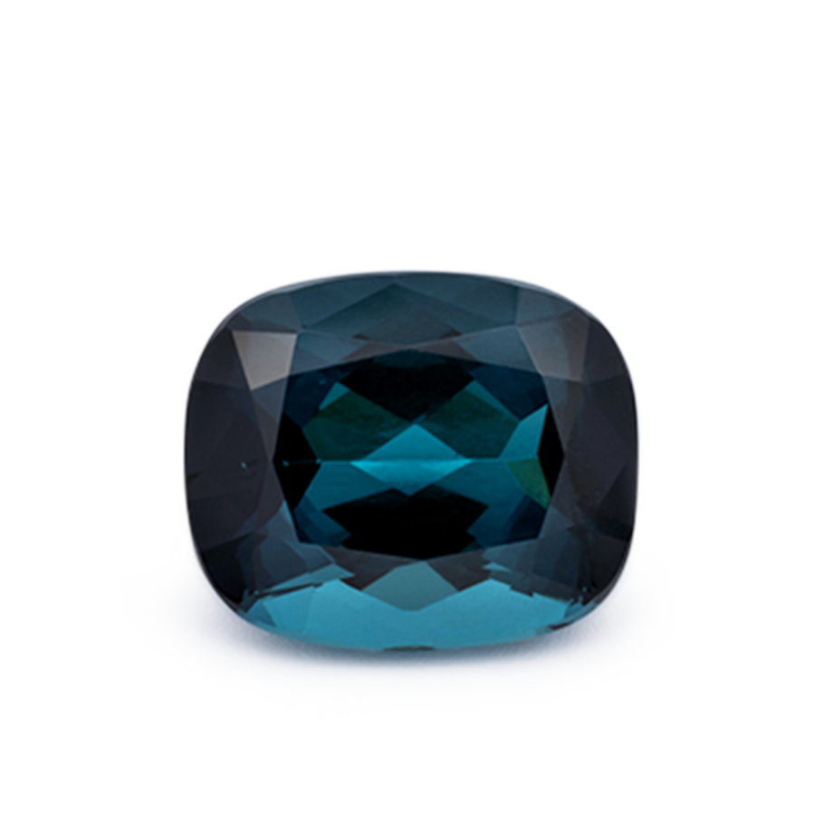 Turmalin - blau, antik, 10.1x8.4 mm, 3.55 ct, Nr. TR991146