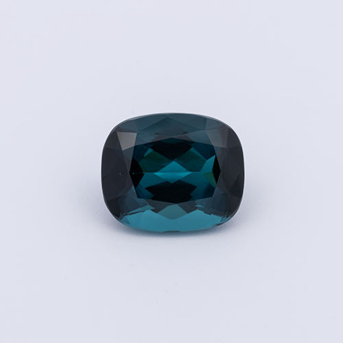 Tourmaline - blue, cushion, 10.1x8.4 mm, 3.55 ct, No. TR991146