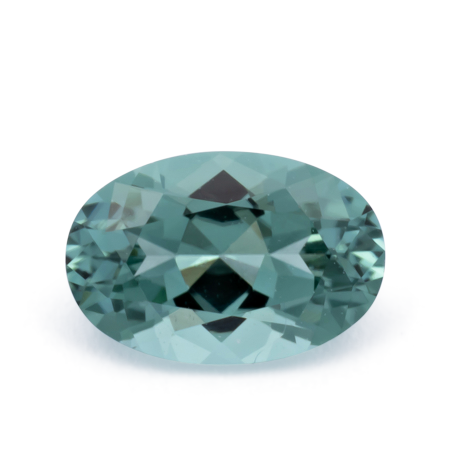 Turmalin - grün, oval, 7x5 mm, 0.80 - 0.89 ct, Nr. TR991150