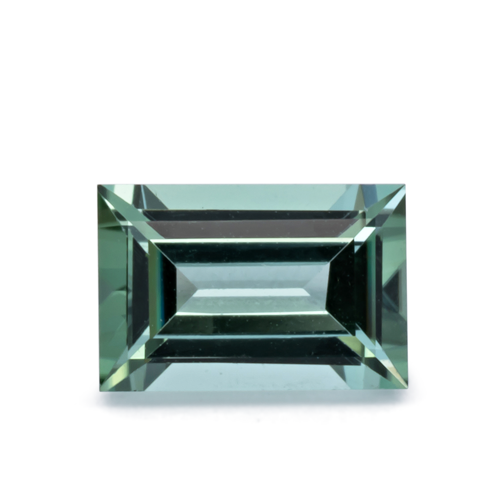 Tourmaline - green, baguette, 6x4 mm, 0.50 - 0.59 ct, No. TR991155