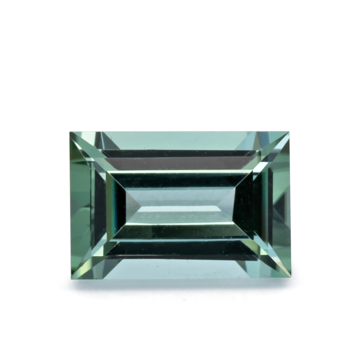 Tourmaline - green, baguette, 6x4 mm, 0.50 - 0.59 ct, No. TR991155