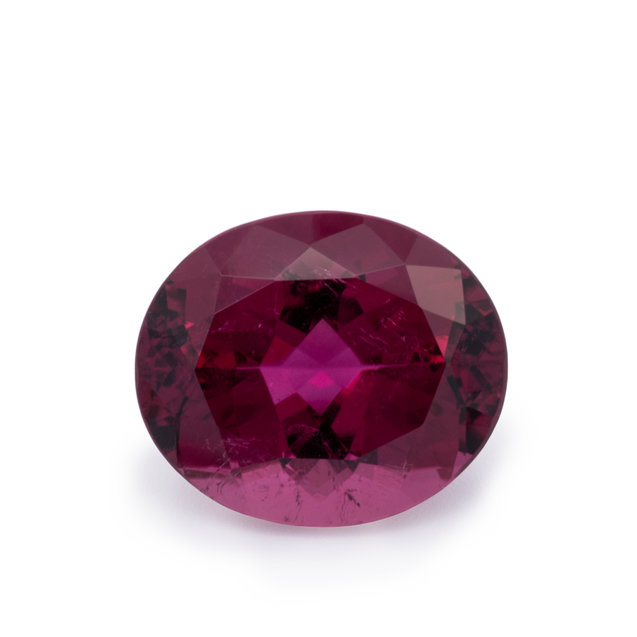 Turmalin - rosa, oval, 14.1x12 mm, 7.87 ct, Nr. TR991157