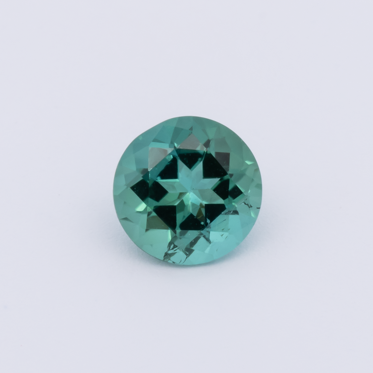Tourmaline - green, round, 5.4x5.4 mm, 0.57 ct, No. TR991159