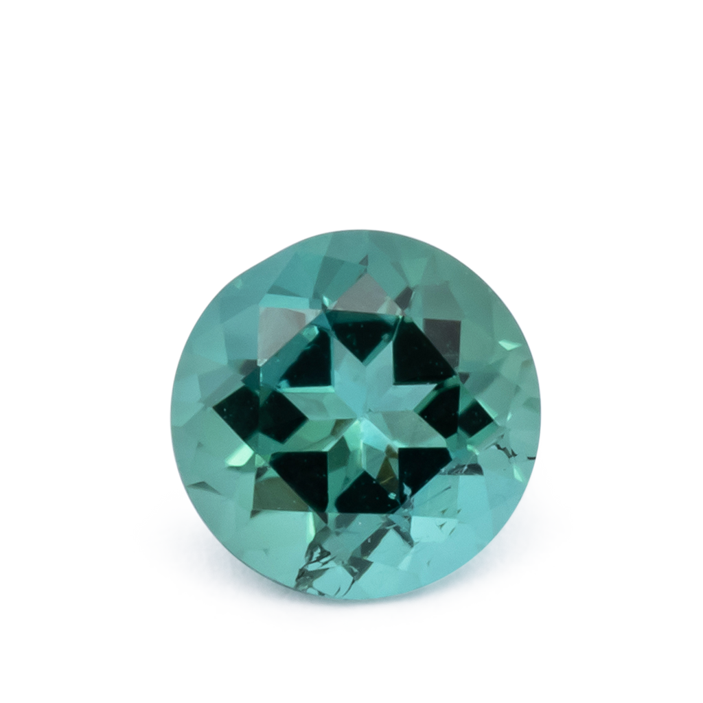 Tourmaline - green, round, 5.4x5.4 mm, 0.57 ct, No. TR991159