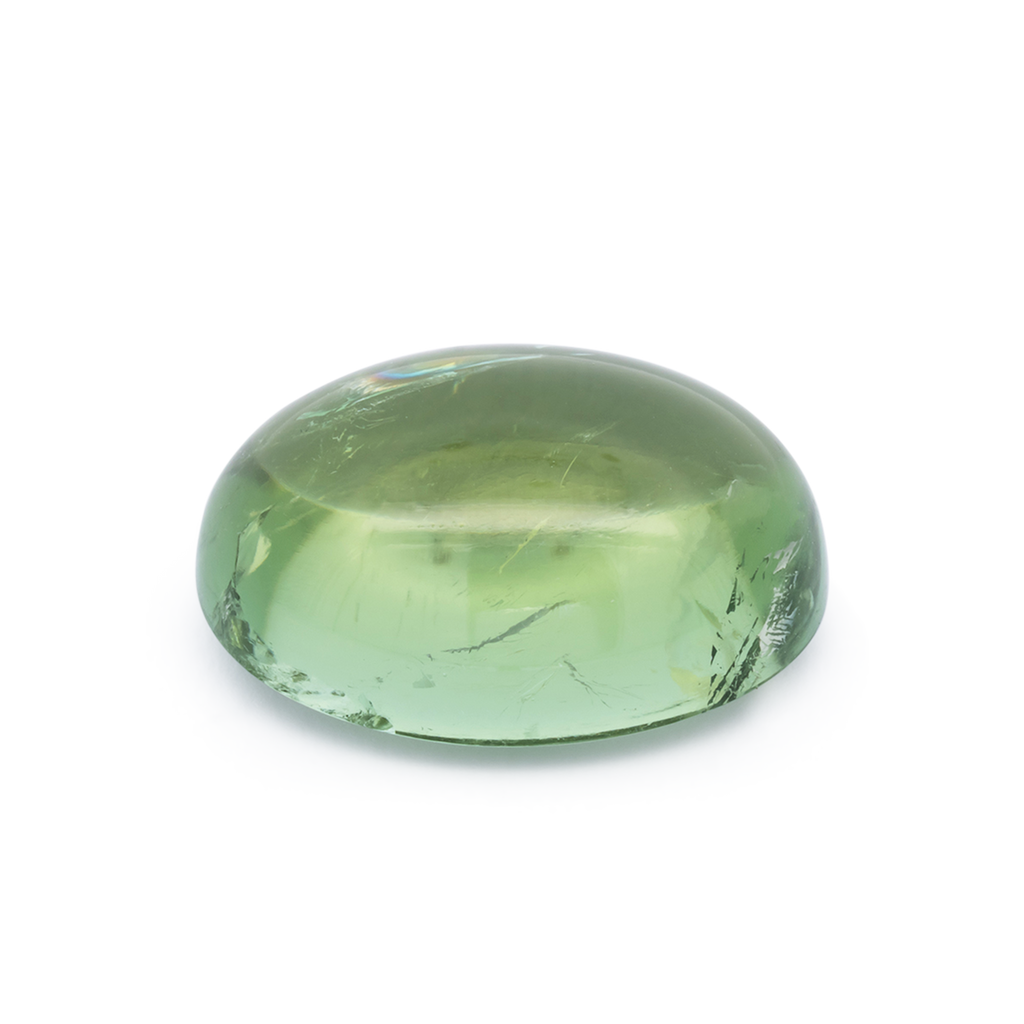 Turmalin - grün, oval, 16.3x12.2 mm, 12.24 ct, Nr. TR991161