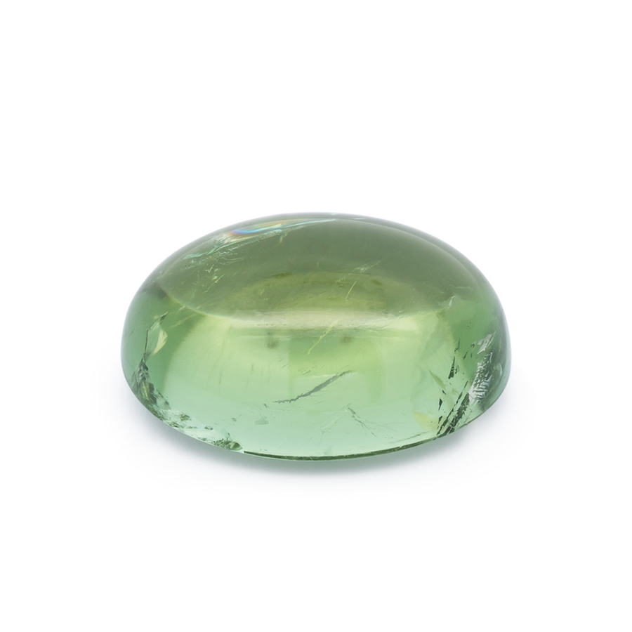 Turmalin - grün, oval, 16.3x12.2 mm, 12.24 ct, Nr. TR991161