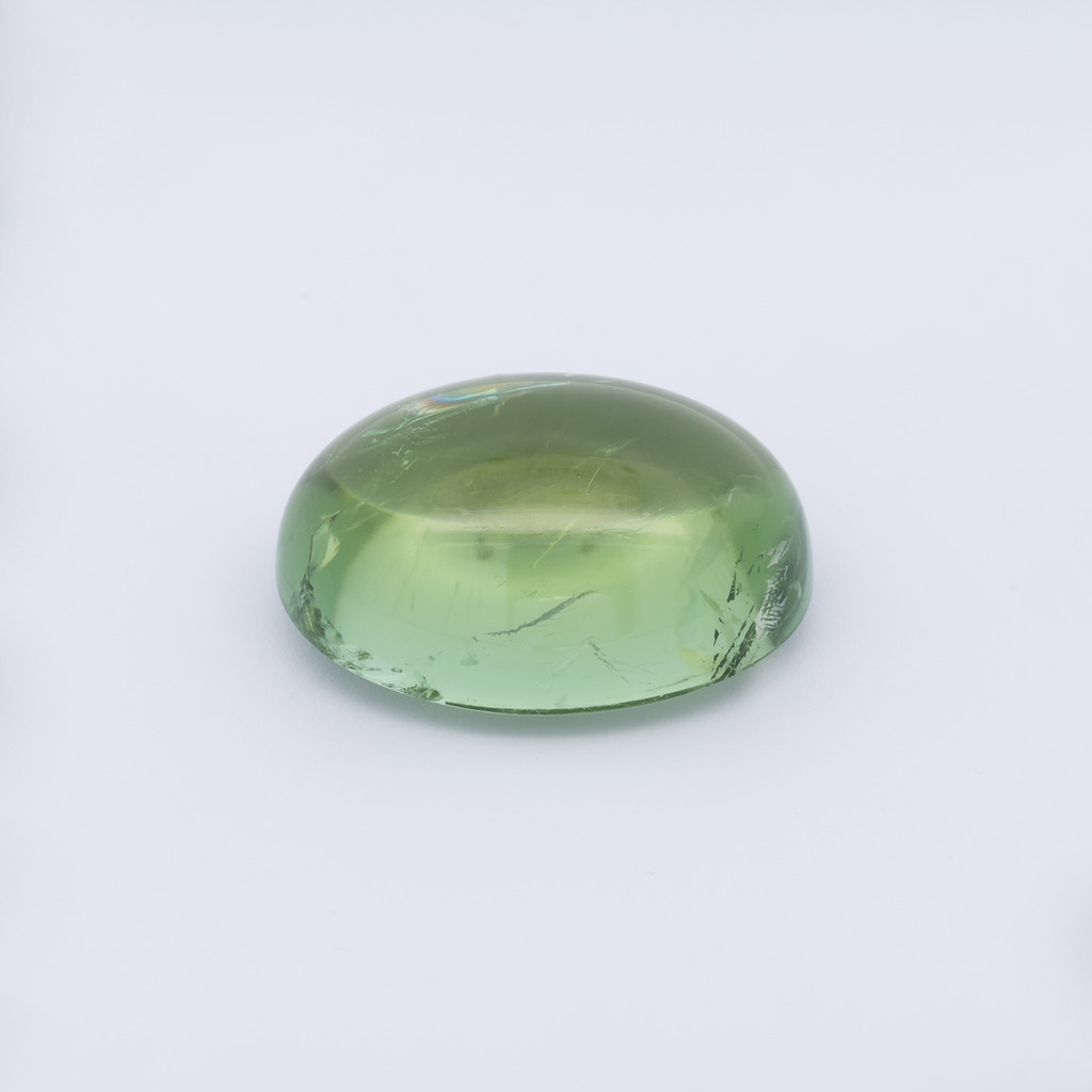 Turmalin - grün, oval, 16.3x12.2 mm, 12.24 ct, Nr. TR991161