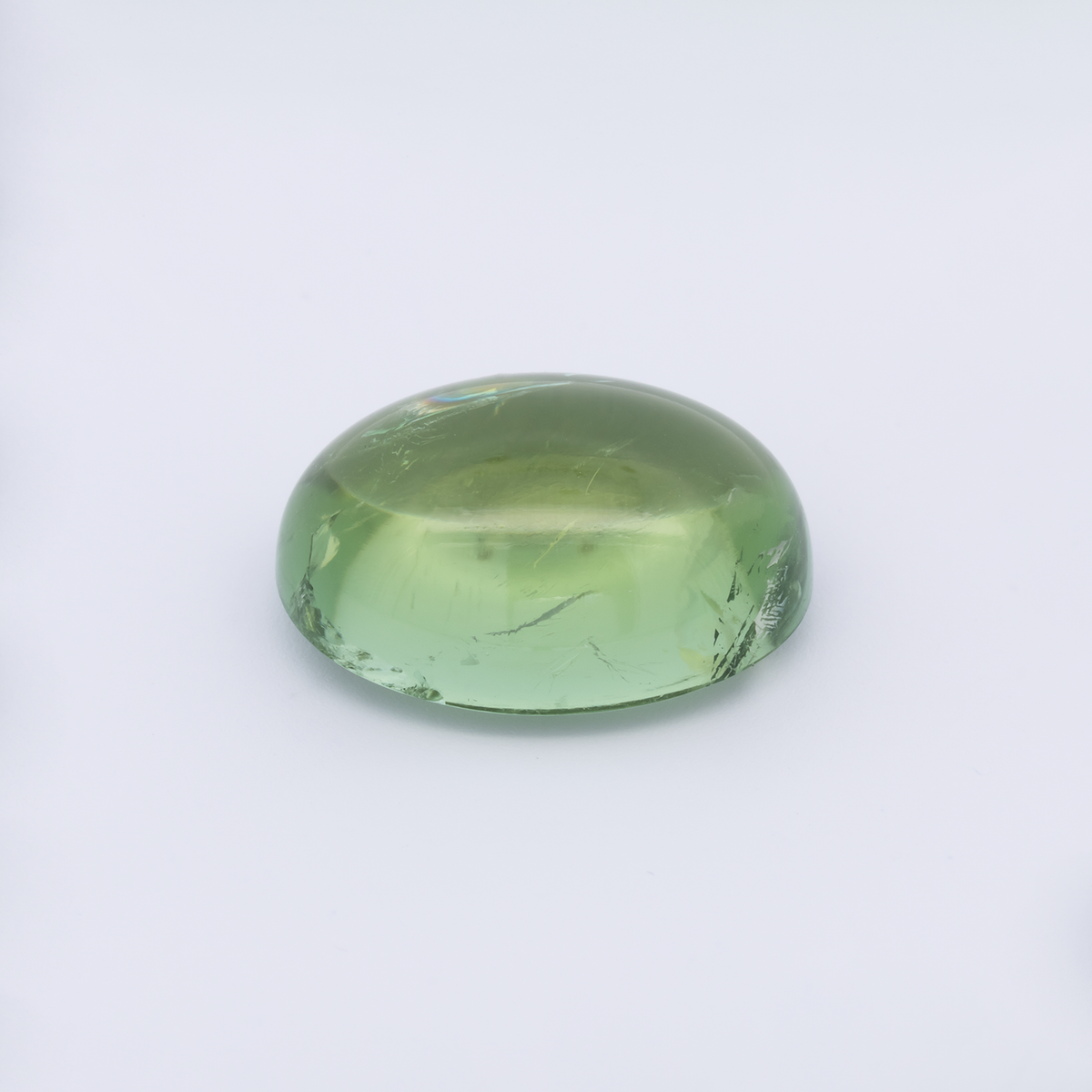 Turmalin - grün, oval, 16.3x12.2 mm, 12.24 ct, Nr. TR991161
