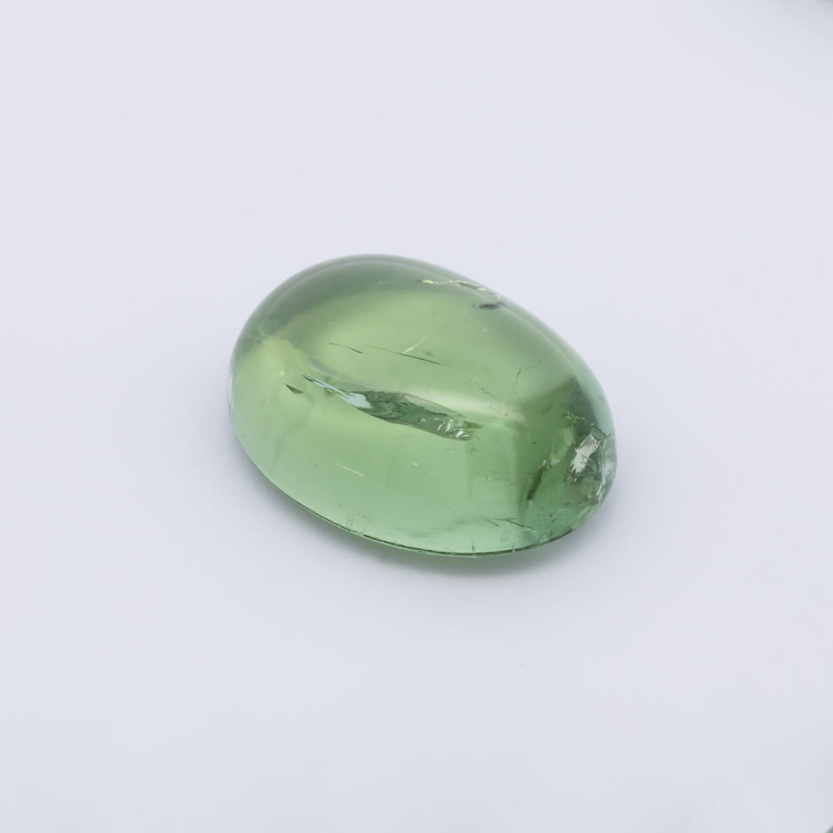Turmalin - grün, oval, 16.3x12.2 mm, 12.24 ct, Nr. TR991161