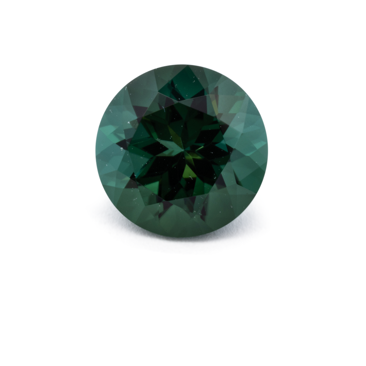 Tourmaline - green, round, 6.5x6.5 mm, 1.12 ct, No. TR991189
