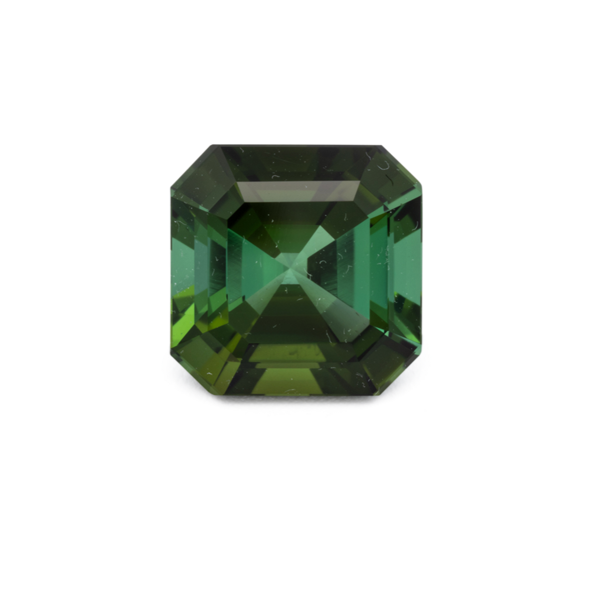 Turmalin - grün, asscher, 8x8 mm, 2.22 ct, Nr. TR991191