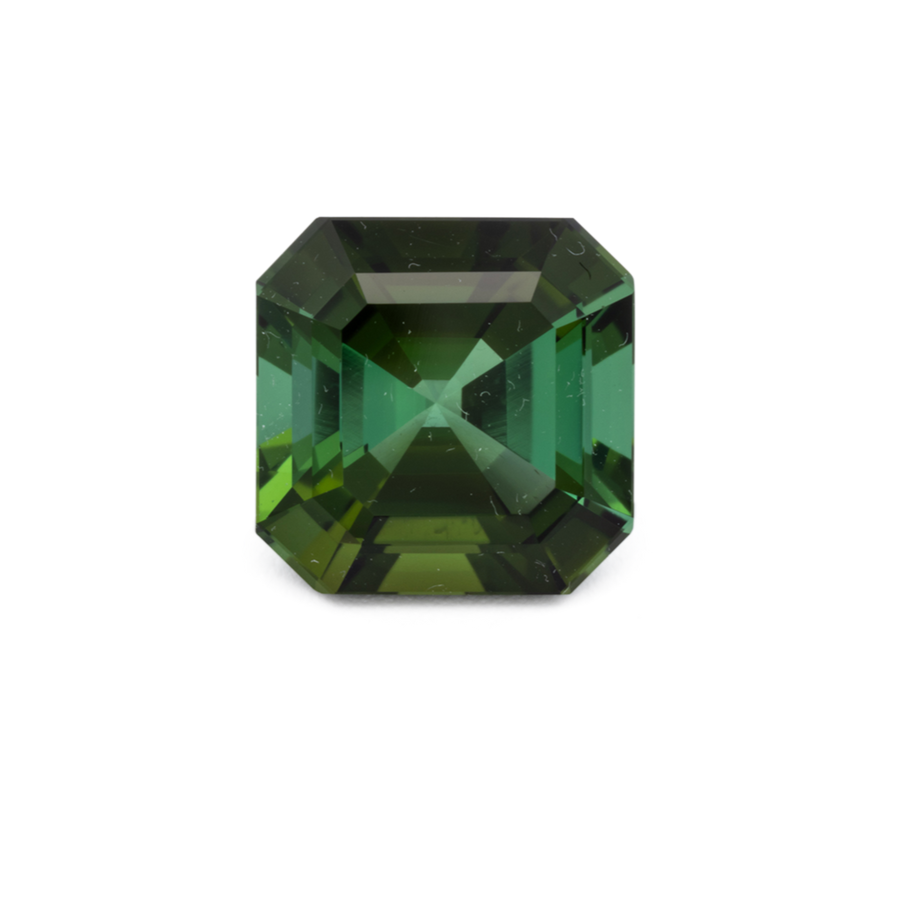 Tourmaline - green, asscher, 8x8 mm, 2.22 ct, No. TR991191