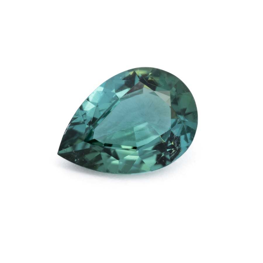 Tourmaline - green, pear, 7x5 mm, 0.60 ct, No. TR991193