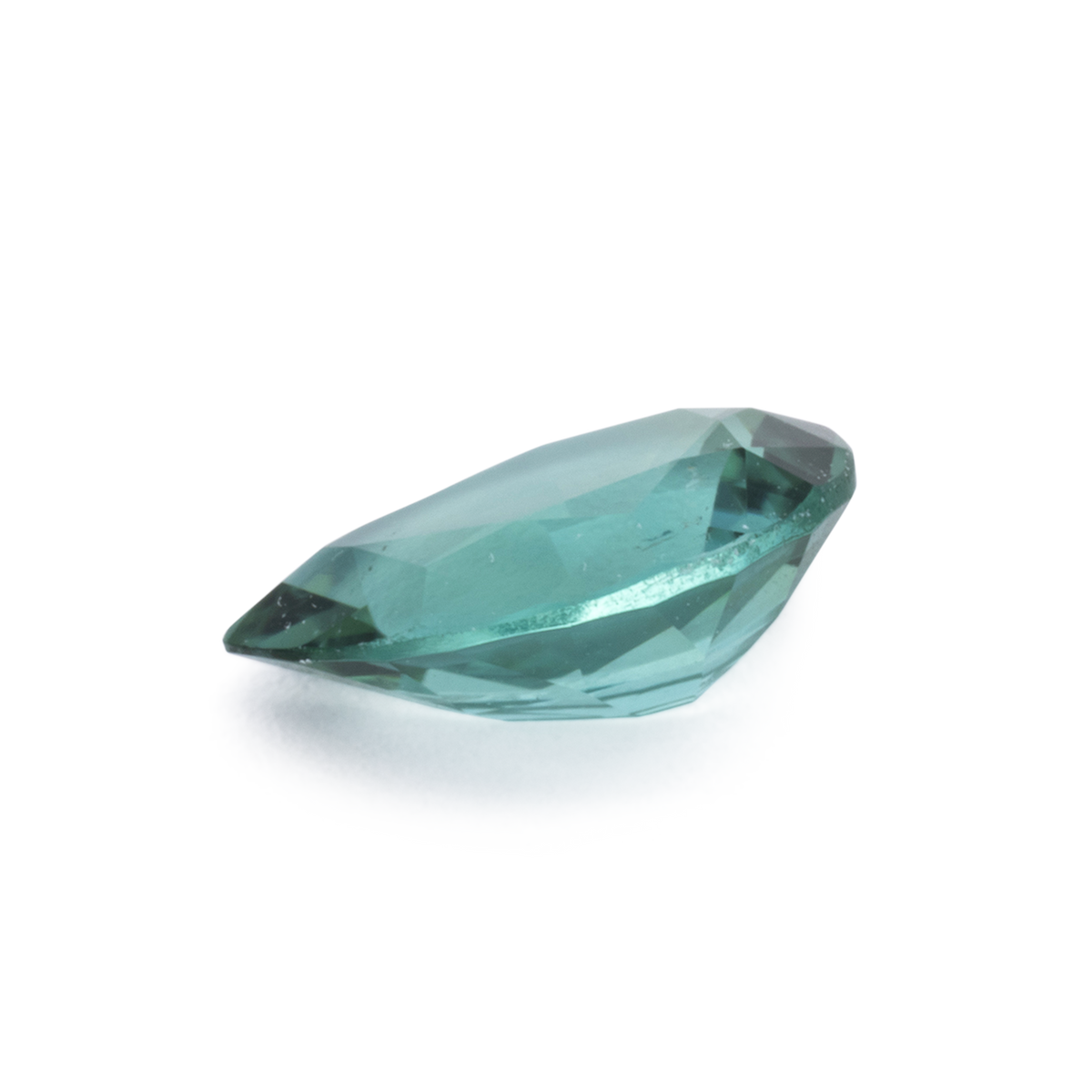 Turmalin - grün, birnform, 7x5 mm, 0.60 ct, Nr. TR991193