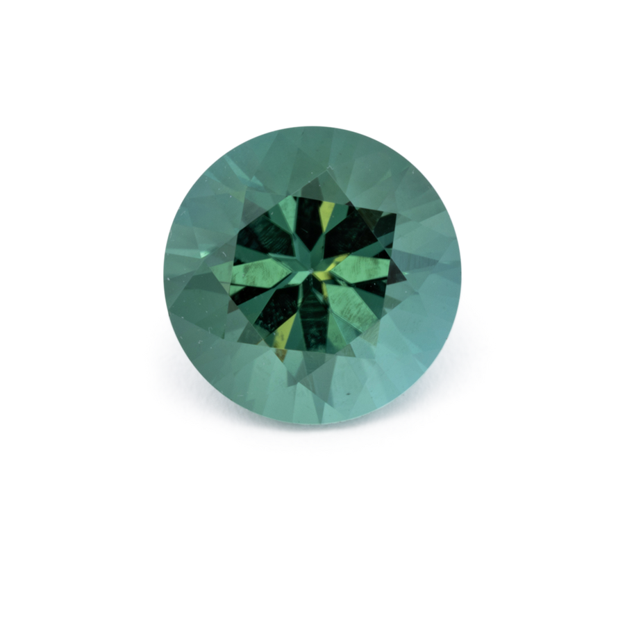 Turmalin - grün, rund, 6.5x6.5 mm, 1.02 ct, Nr. TR991194