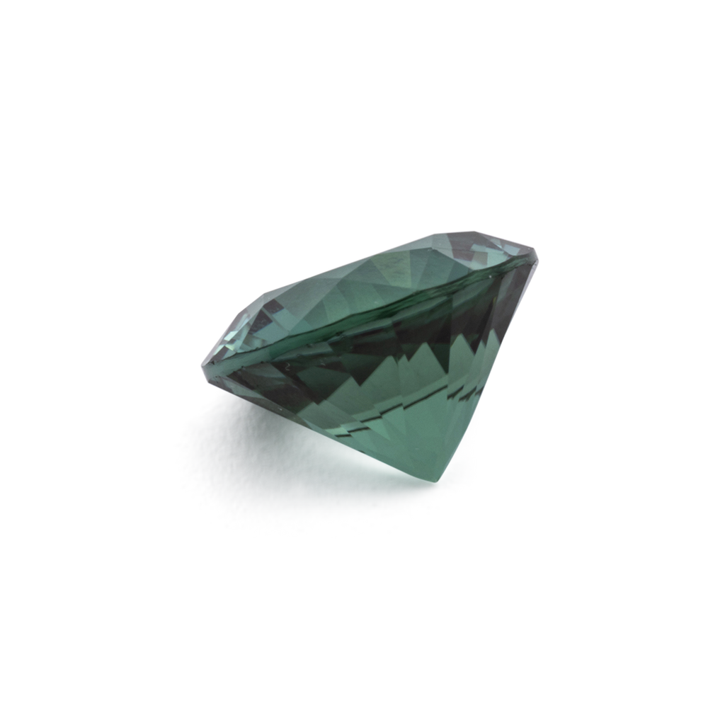 Turmalin - grün, rund, 6.5x6.5 mm, 1.02 ct, Nr. TR991194