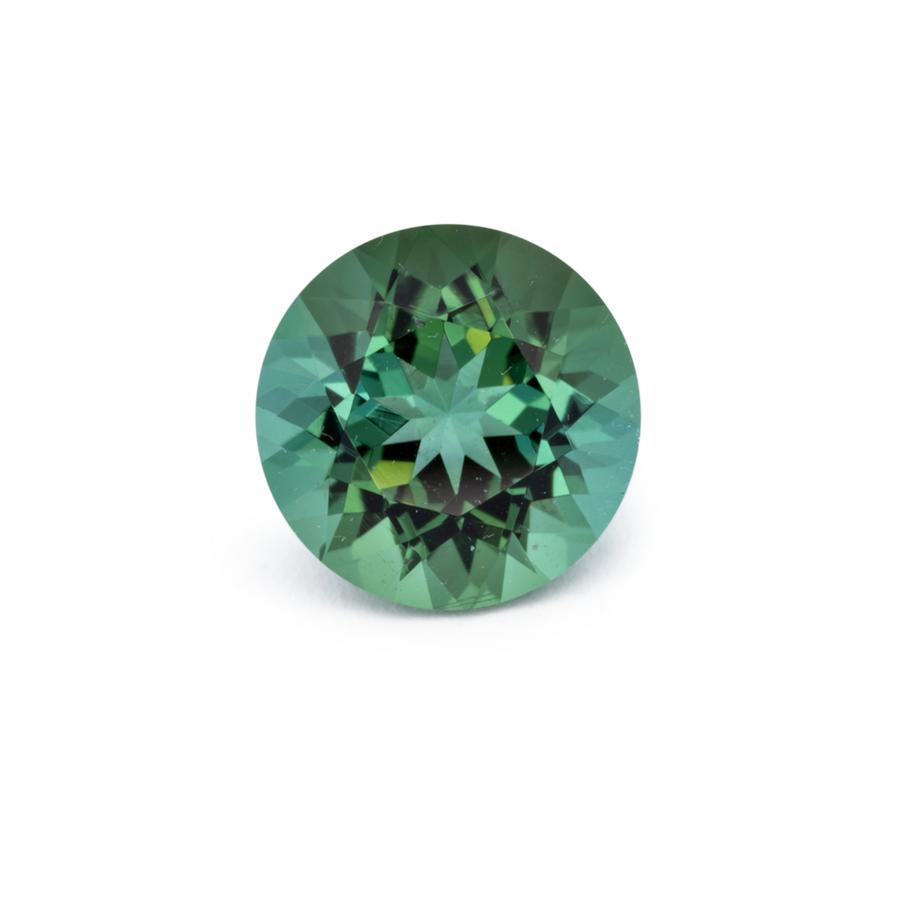 Turmalin - grün, rund, 6.5 x 6.5 mm, 0.90 - 1.02 - ct, Nr. TR991199