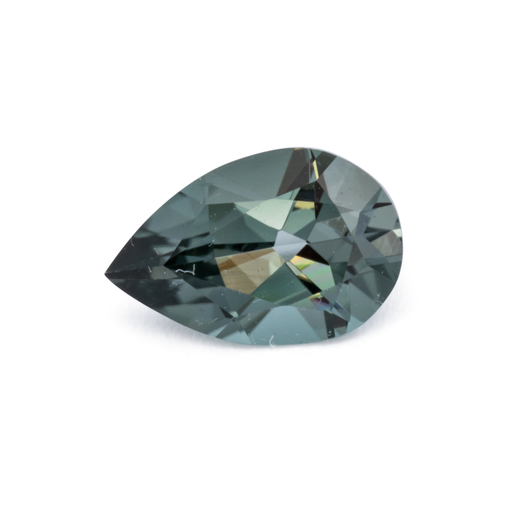 Tourmaline - gray, pear, 6x3.9 mm, 0.33-0.45 ct, No. TR991201