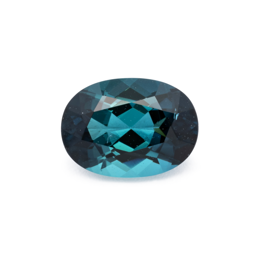 Turmalin - grün, oval, 7.2x5.2 mm, 0.88 ct, Nr. TR991204