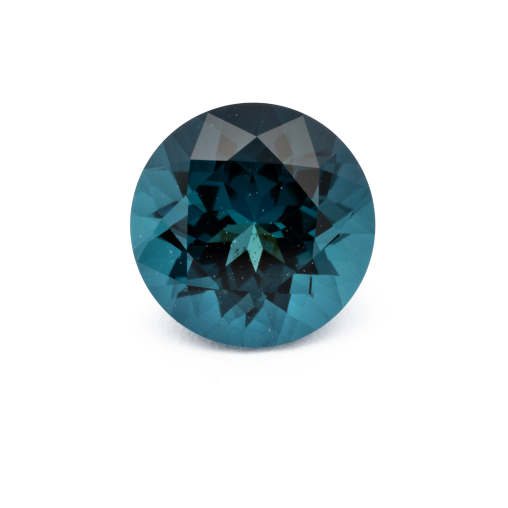 Turmalin - blau, rund, 6x6 mm, 0.87 ct, Nr. TR991207