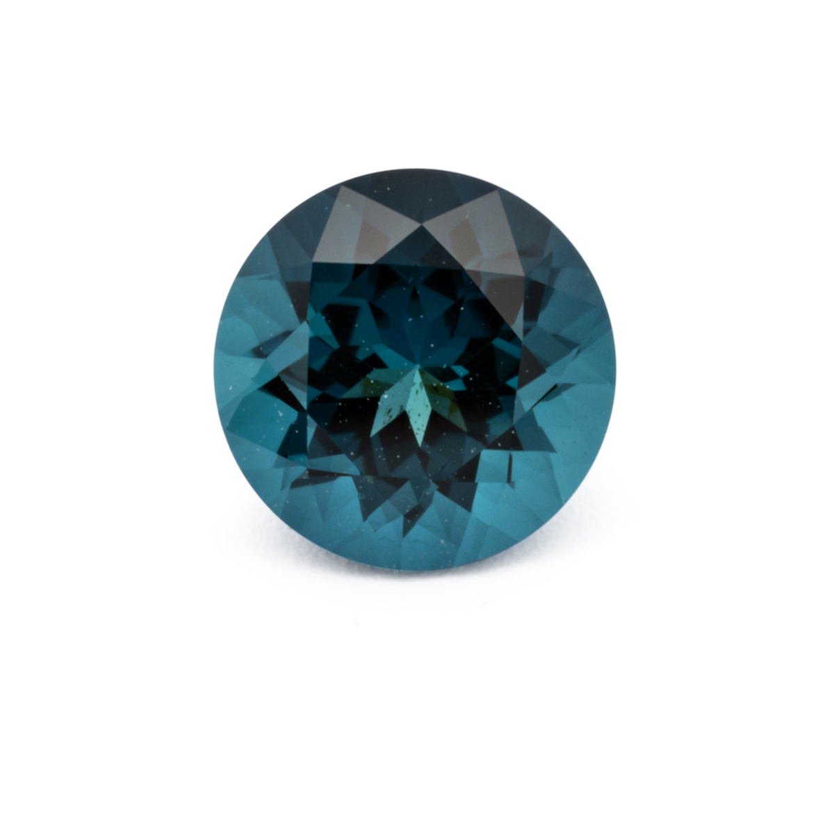 Turmalin - blau, rund, 6x6 mm, 0.87 ct, Nr. TR991207