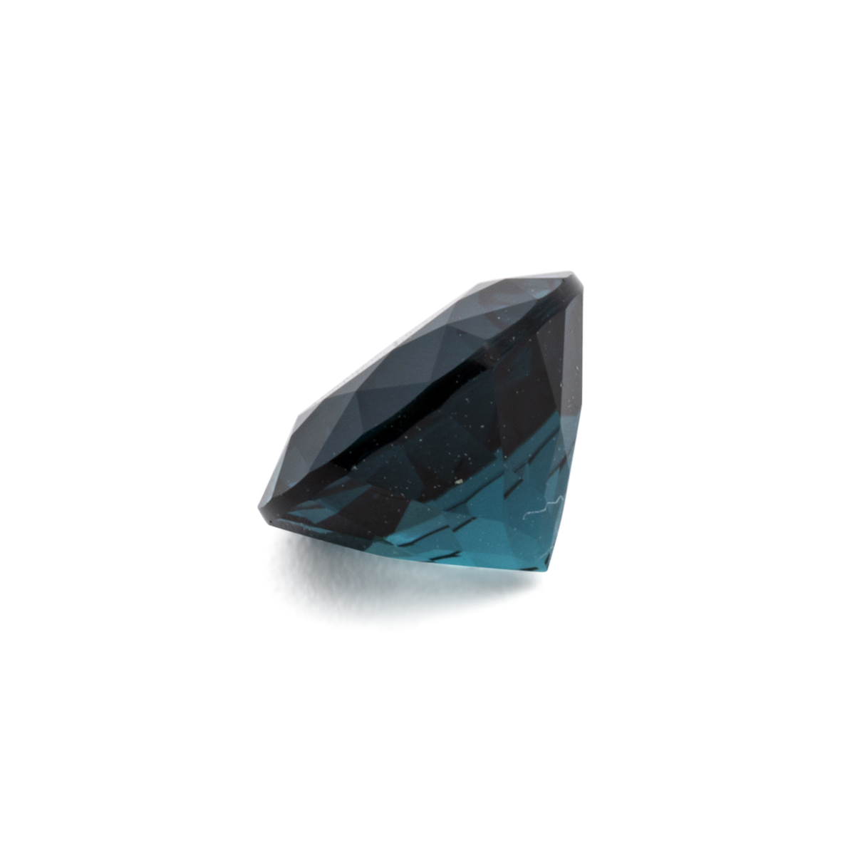 Turmalin - blau, rund, 6x6 mm, 0.87 ct, Nr. TR991207