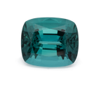 Tourmaline - green & blue, cushion, 7.6x6.6 mm, 1.65 ct, No. TR991222