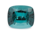 Tourmaline - green & blue, cushion, 7.6x6.6 mm, 1.67 ct, No. TR991227