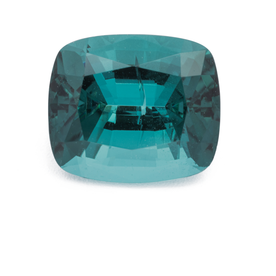 Turmalin - grün & blau, antik, 7.6x6.6 mm, 1.67 ct, Nr. TR991227