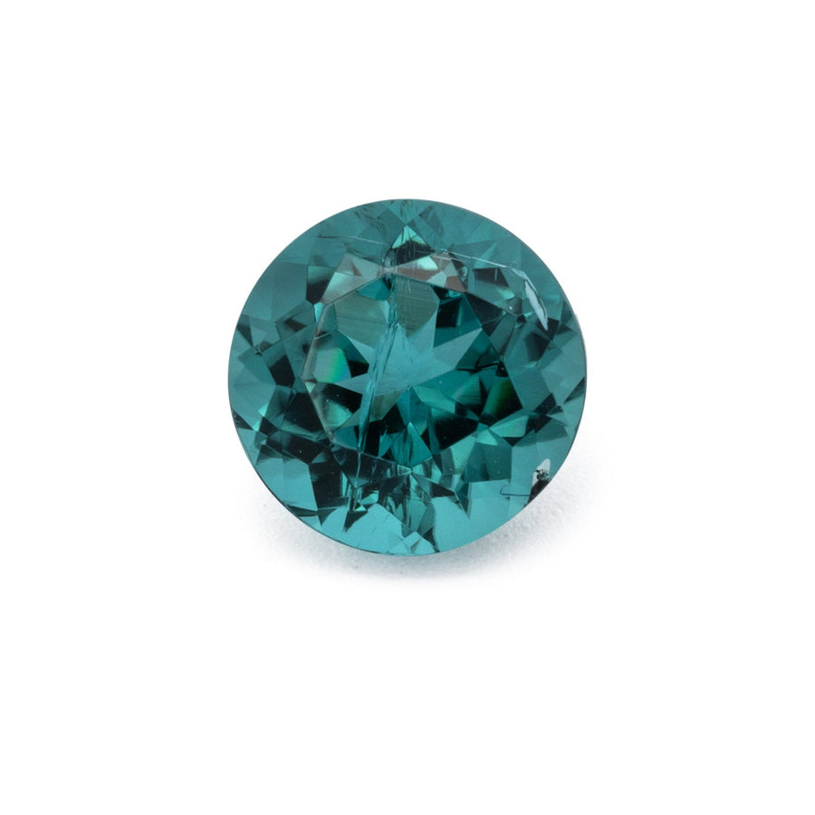 Turmalin - grün & blau, rund, 6x6 mm, 0.95 ct, Nr. TR991236