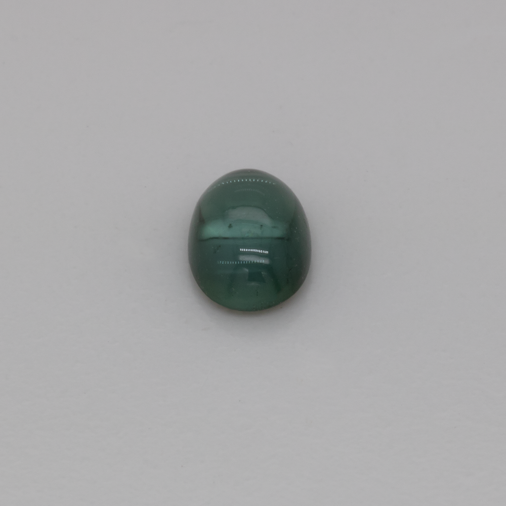 Turmalin - grün, oval, 6,1x4,1 mm, 0,52 ct, Nr. TR99385