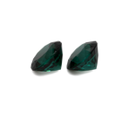 Tourmaline Pair - green, round, 9x9 mm, 5.77 ct, No. TR99808
