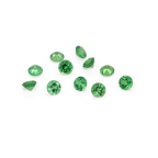 Tsavorite -  green, round, 3x3 mm, 0.11-0.14 ct, No. TS33003