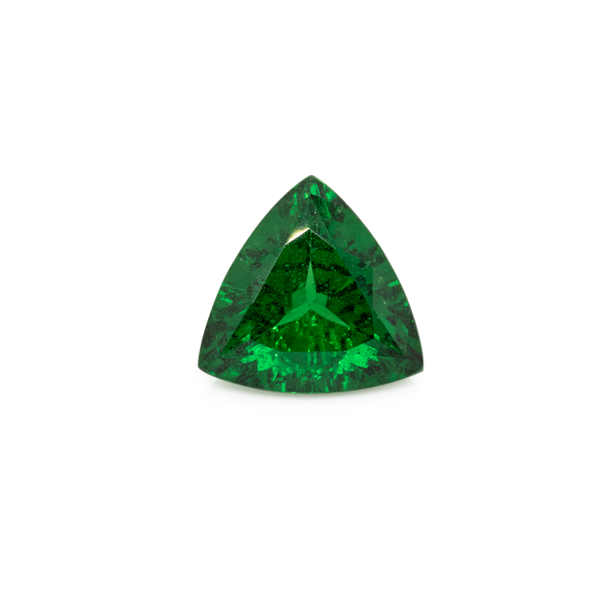 Tsavorit - grün, trillion, 10x10 mm, 2.72 ct, Nr. TS91006