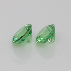 Tsavorite Pair - green, round, 3.3x3.3 mm, 0.33 ct, No. TS91015