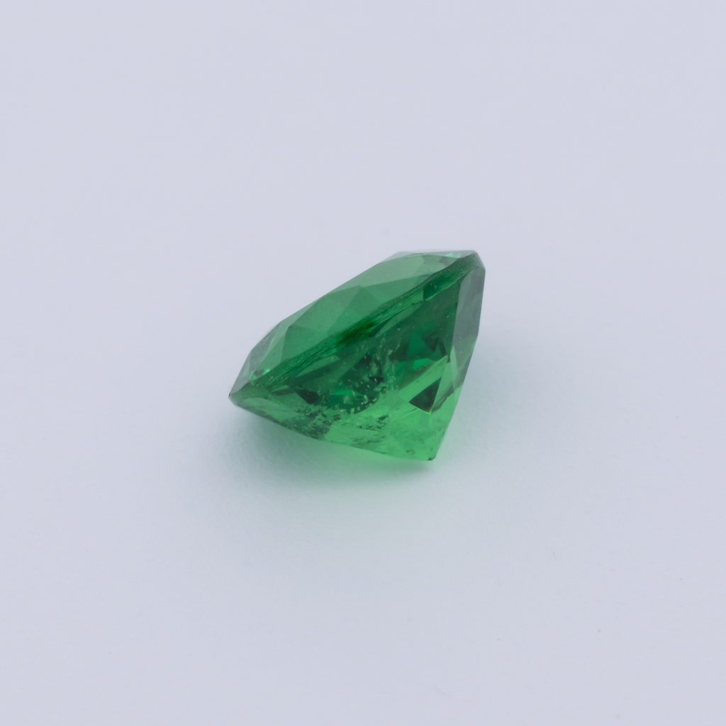 Tsavorit - grün, rund, 5.5x5.5 mm, 0.80 ct, Nr. TS91026