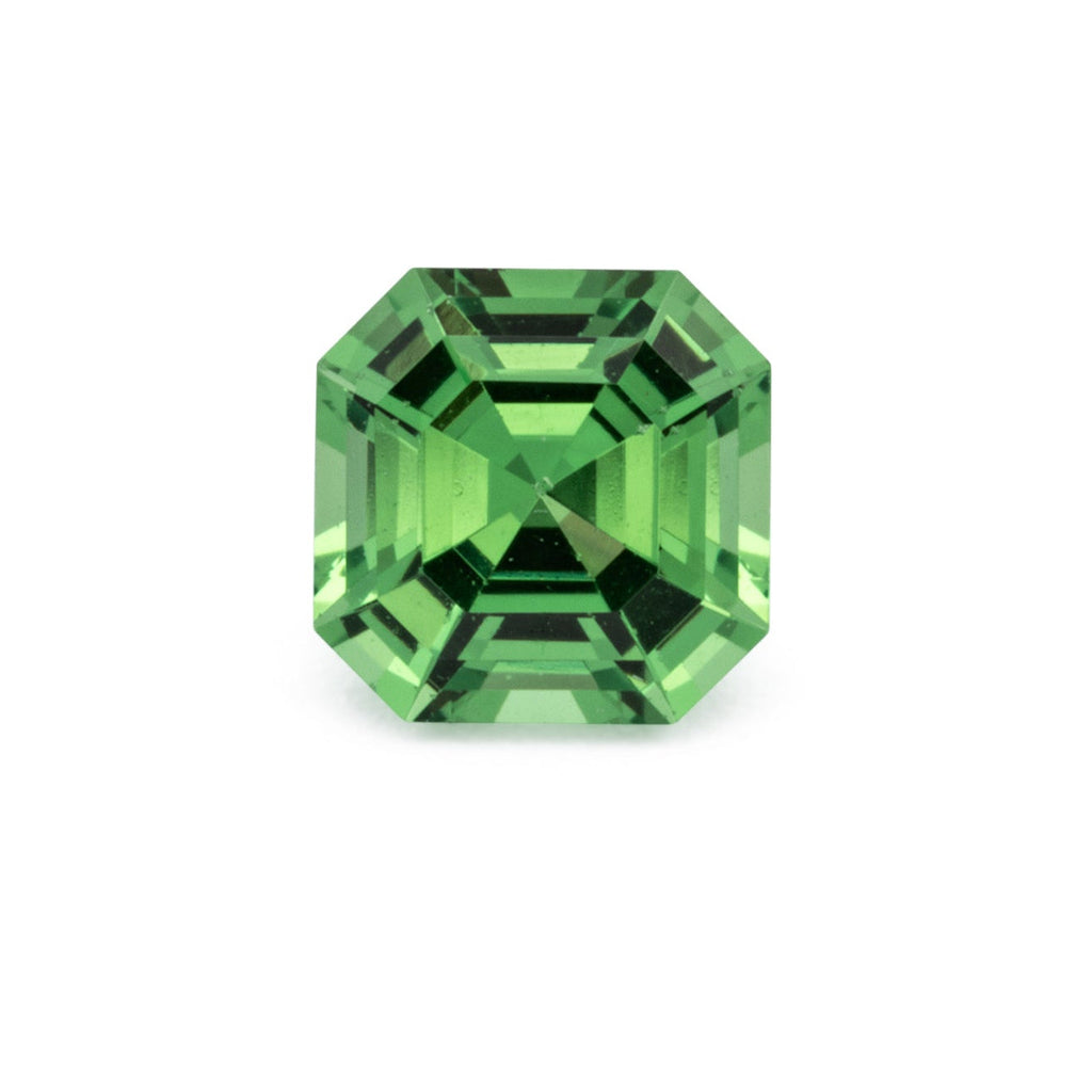 Tsavorit - grün, asscher, 4x4 mm, 0.32 - 0.36 ct, Nr. TS91052