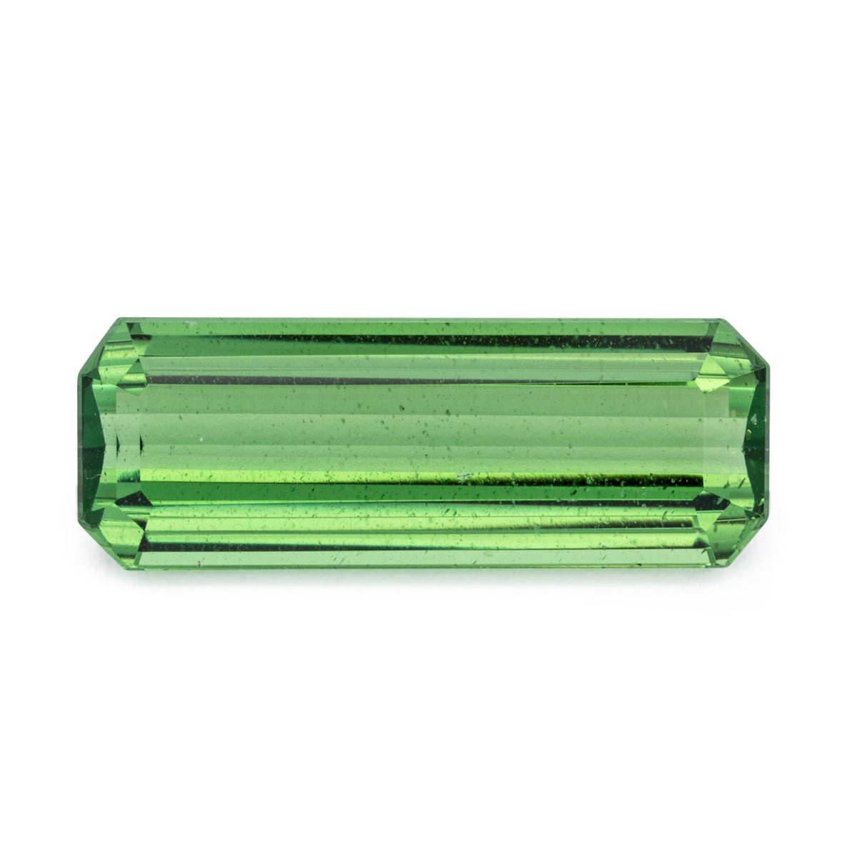 Tsavorit - grün, achteck, 14x5 mm, 2.73 ct, Nr. TS91057