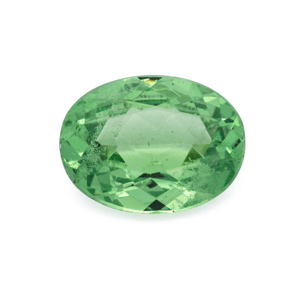 Tsavorite - green, oval, 6.9x5.19 mm, 0.82 ct, No. TS91058