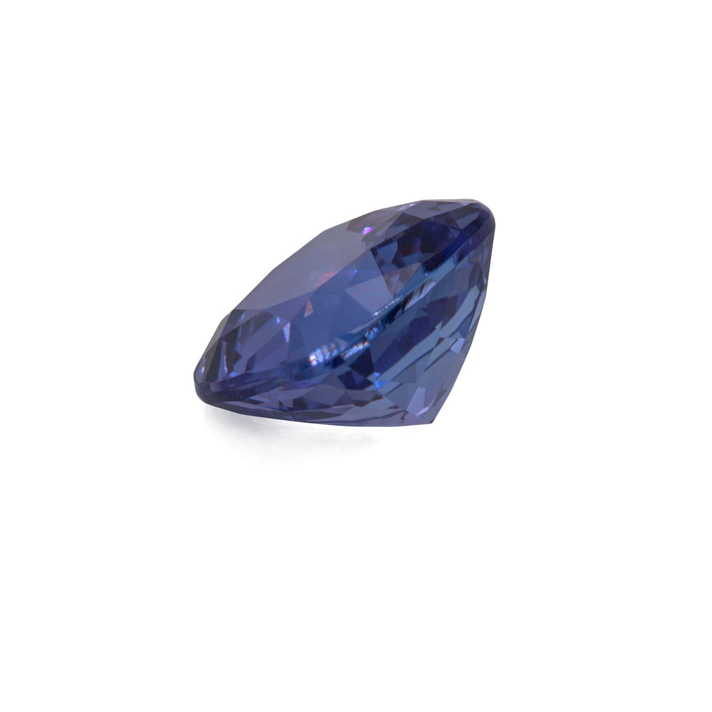 Tansanit - blau, antik, 9x9 mm, 3,35 ct, Nr. TZ99004