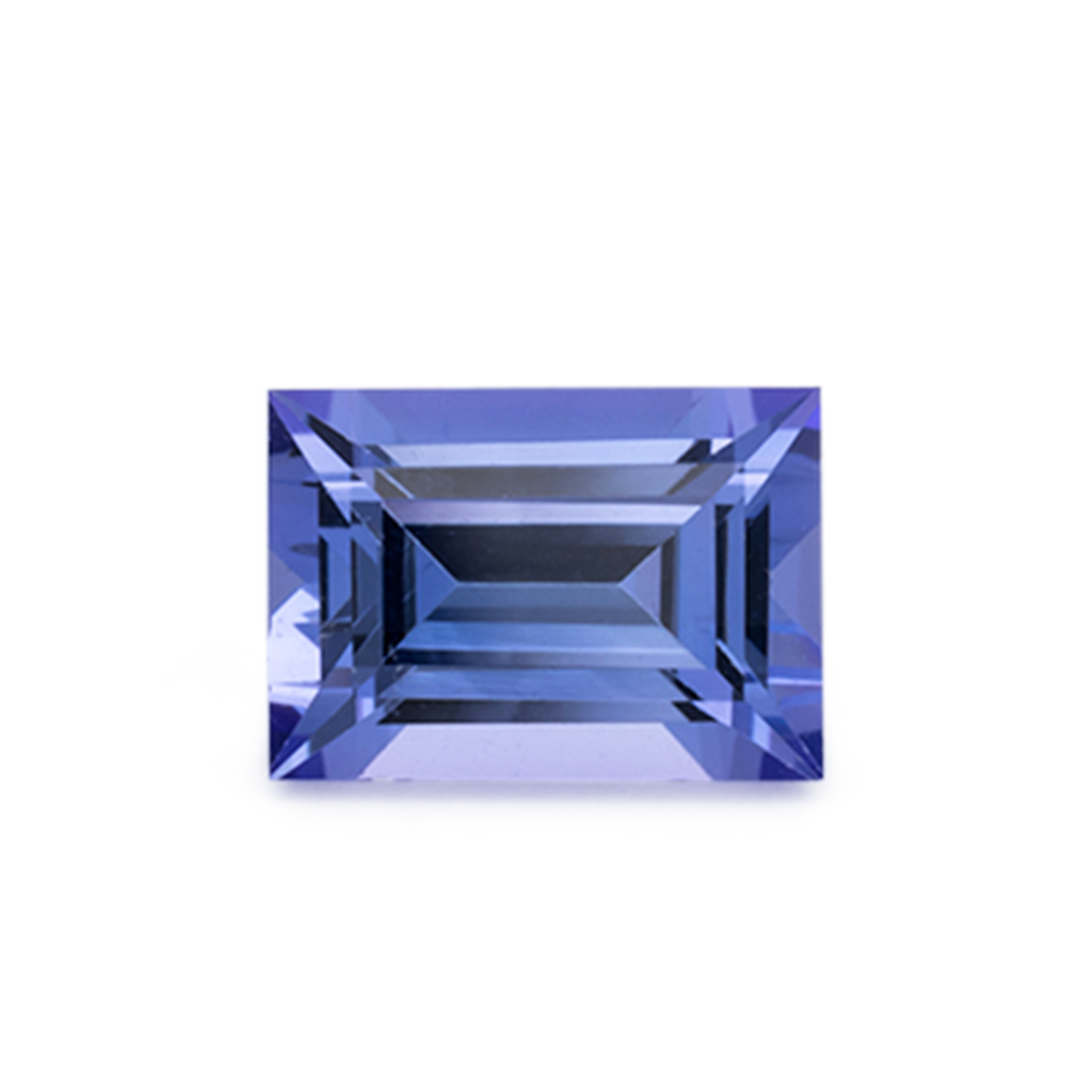 Tanzanite - blue, baguette, 7x5 mm, 1.04 ct, No. TZ99032