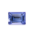 Tanzanite - blue, baguette, 7x5 mm, 1.04 ct, No. TZ99032