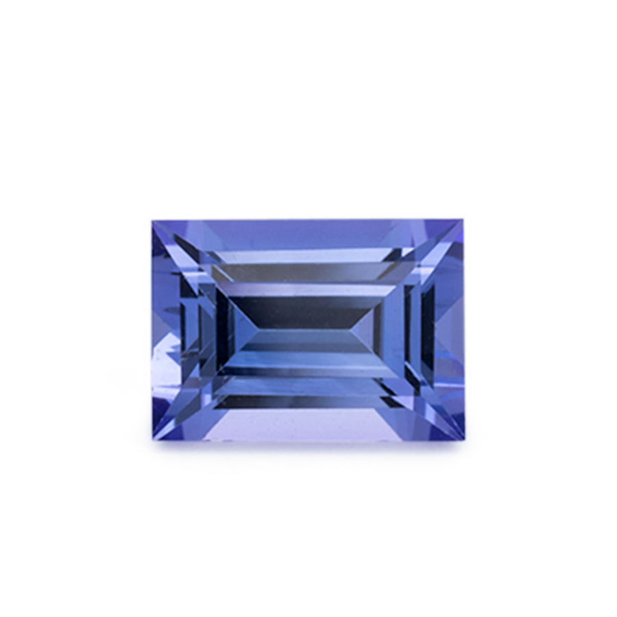 Tansanit - blau, baguette, 7x5 mm, 1.04 ct, Nr. TZ99032
