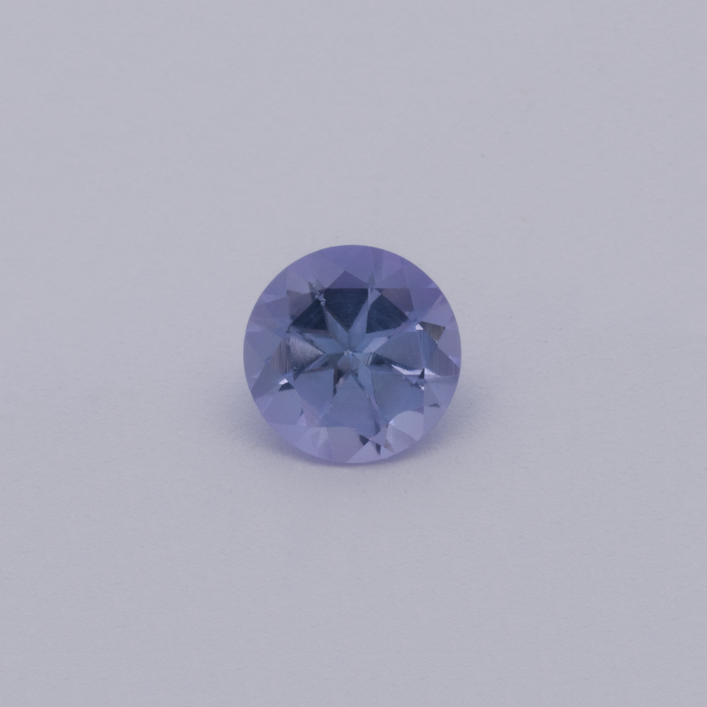 Tansanit - blau, rund, 4.5x4.5 mm, 0.35 ct, Nr. TZ99034