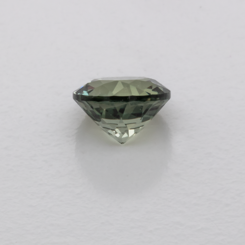 Sapphire - green, round, 4.1x4.1 mm, 0.35 ct, No. XSR11194