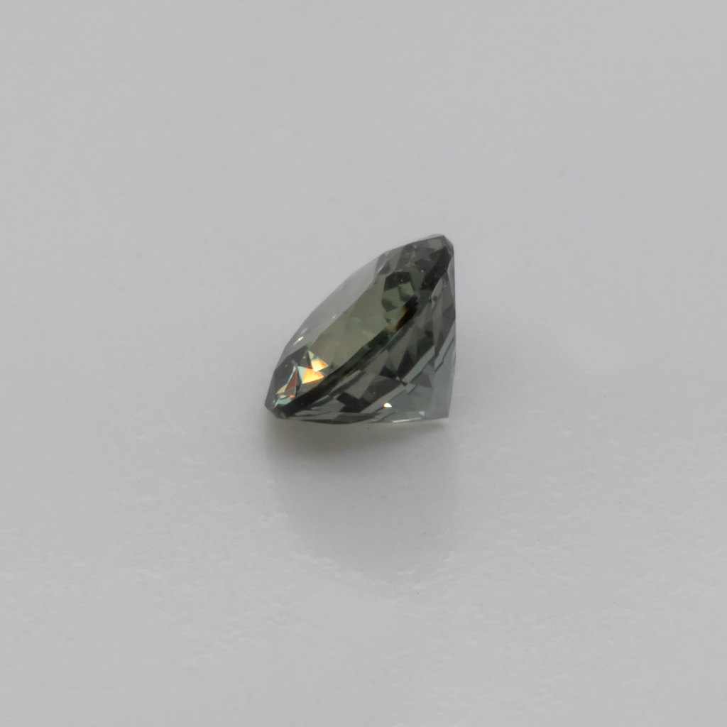 Saphir - grau, rund, 4x4 mm, 0.32 ct, Nr. XSR11219