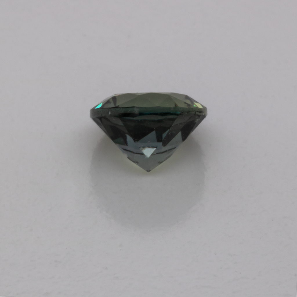 Sapphire - green, round, 4.1x4.1 mm, 0.33 ct, No. XSR11225