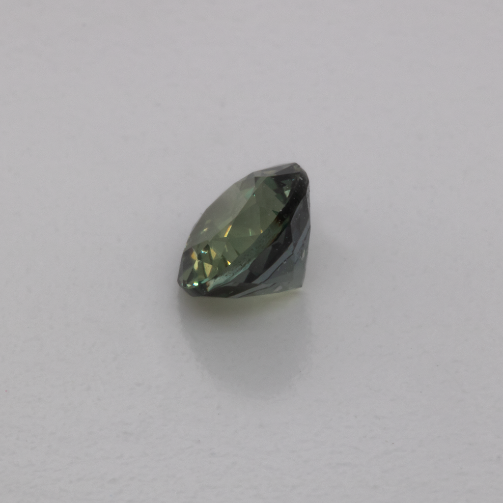 Sapphire - green, round, 4.1x4.1 mm, 0.33 ct, No. XSR11225