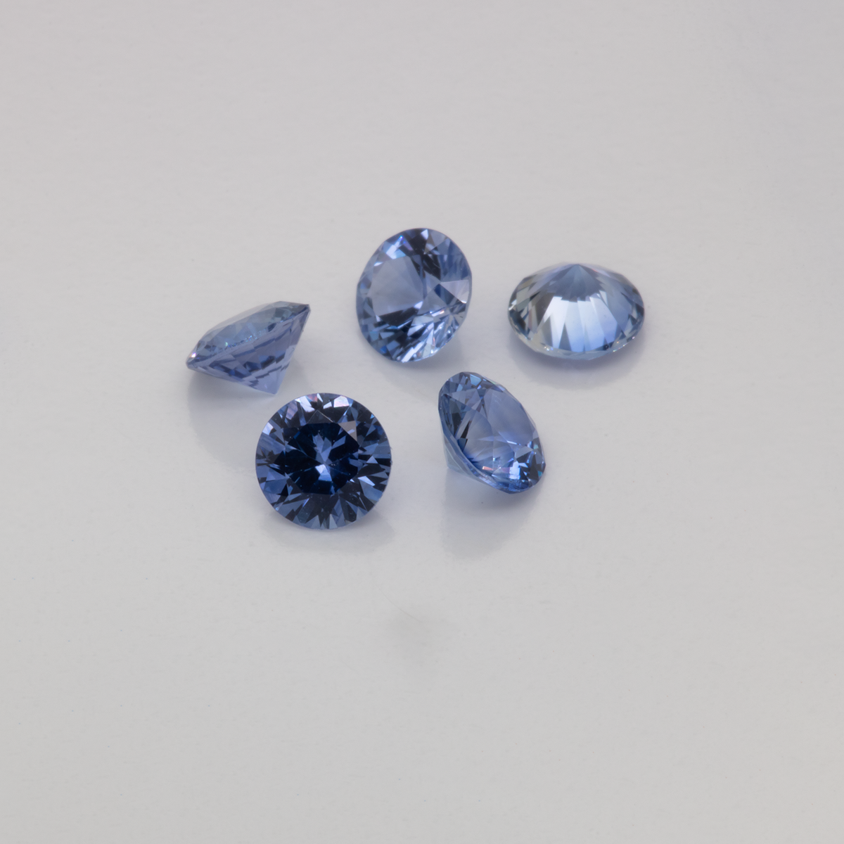 Sapphire - blue, round, 3.6x3.6 mm, 0.20-0.23 ct, No. XSR11231