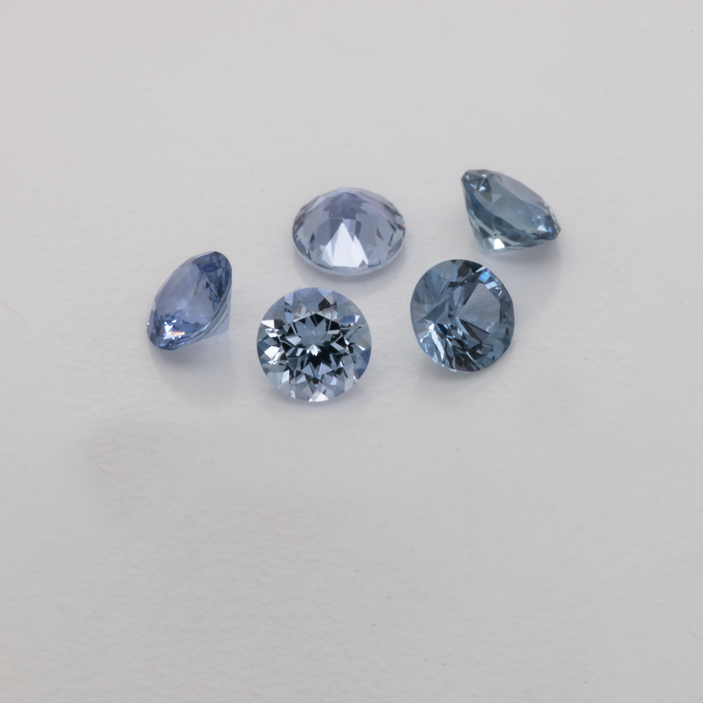 Sapphire - blue, round, 3.2x3.2 mm, 0.11-0.14 ct, No. XSR11233